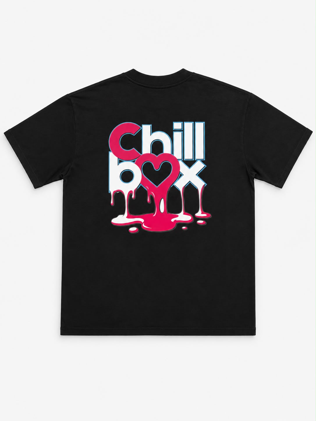Chillbox Melting Hearts Oversized Tee